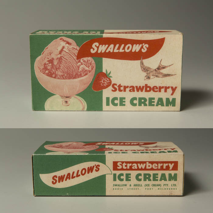 Ice cream brick packaging. Collection of Terry AG>
