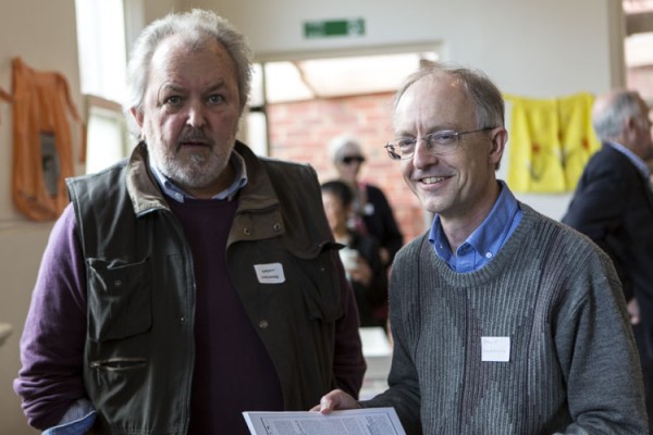 Geoff Hocking with ESA member Philip Moorhouse