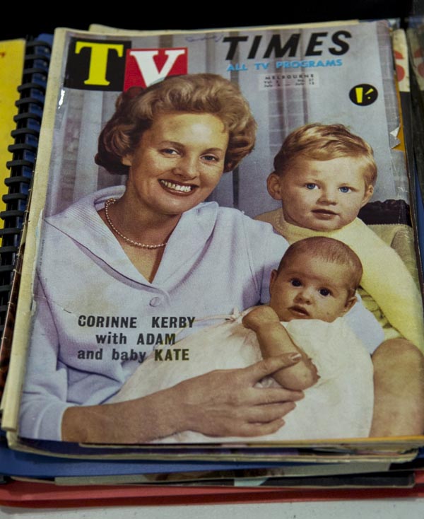 TV magazine featuring TV personality and her children. From Ian Atkinson's stall at May 2014 fair.