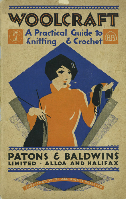 Earliest of Andrew H's archive of knitting books, this is an English publication.Circa early 1900s.