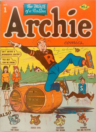 Archie comic cover. 