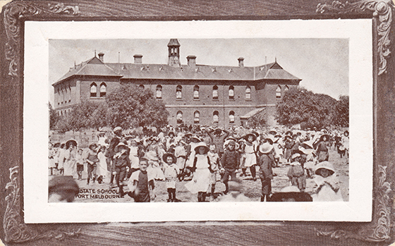 Port Melbourne State School, Semco Card, c1900s. Port Melbourne Historical and Preservation Society.