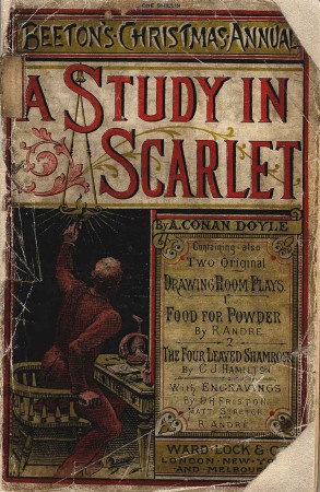 Conan Doyle's A study in scarlett, 1887.
