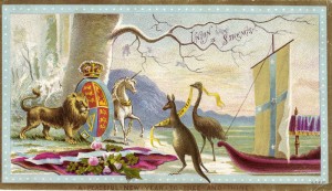 early Australian Christmas card